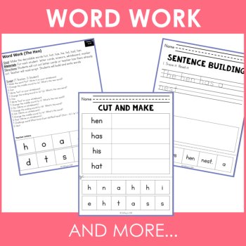 Kindergarten Decodable Reader - UFLI Scope Lesson 23 - Small Group Activities, image 3