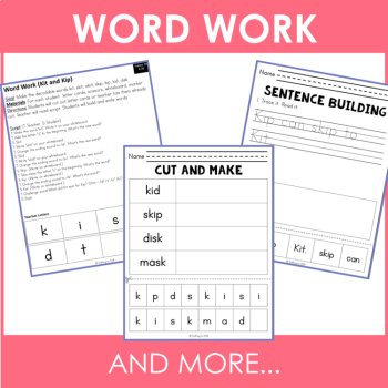 Kindergarten Decodable Reader - UFLI Scope Lesson 22 - Small Group Activities, image 3