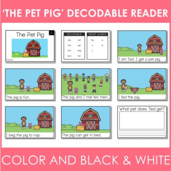 Kindergarten Decodable Reader - UFLI Scope Lesson 18 - Small Group Activities, image 2