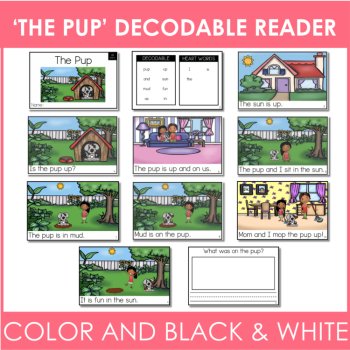 Kindergarten Decodable Reader - UFLI Scope Lesson 15 - Small Group Activities, image 2