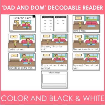 Kindergarten Decodable Reader - UFLI Scope Lesson 13 - Small Group Activities, image 2
