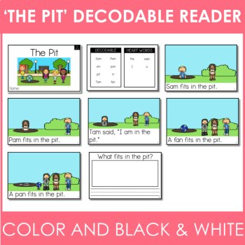 Kindergarten Decodable Reader - UFLI Scope Lessons 11 - Small Group Activities, image 2
