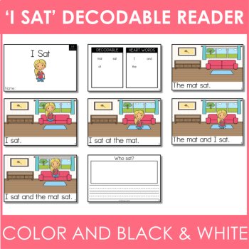 Decodable Reader - UFLI Scope Lessons 1-5 - Phonics Small Group Activities, image 2