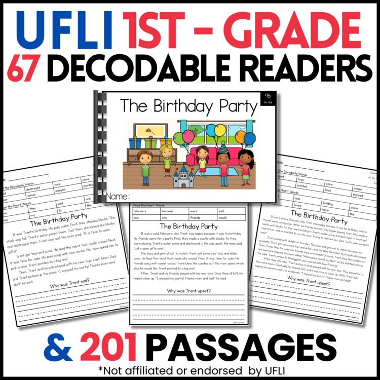 1st Grade Decodable Readers & Passages - UFLI Scope and Sequence