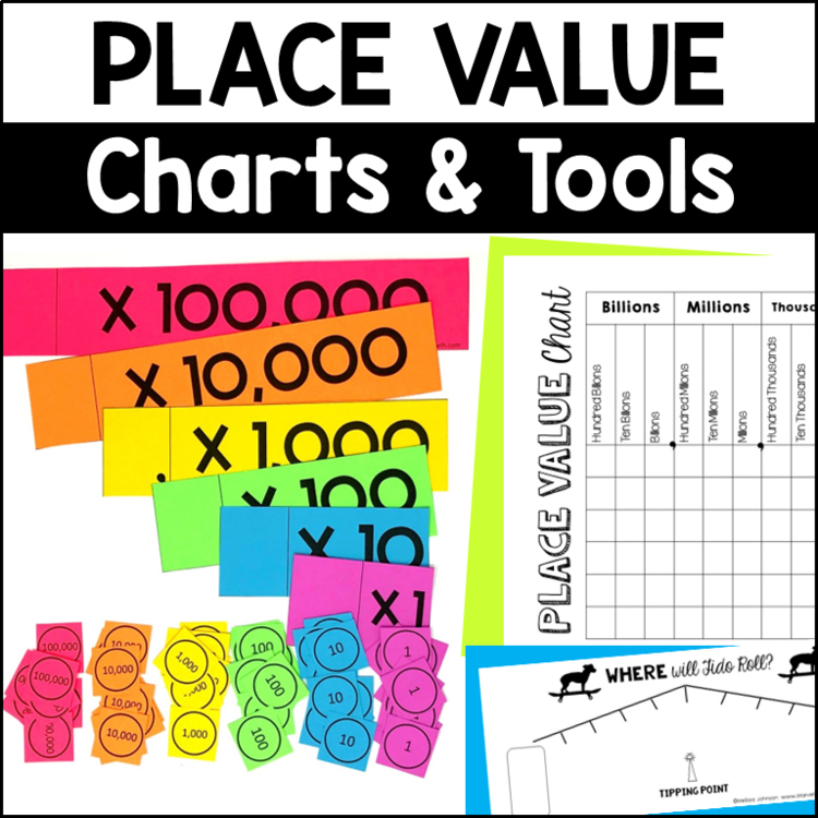 Place Value Charts, Place Value Discs, Rounding Tool, Expanded Notation Cards