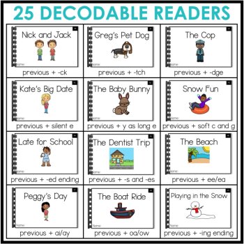 1st Grade Decodable Readers - IMSE Aligned - Science of Reading - First Grade, image 3