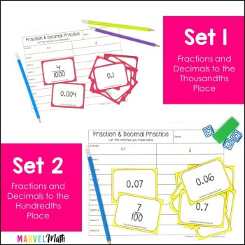 Place Value Card Games Bundle Decimals, Expanded Notation & more, image 3