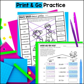 Place Value Worksheets 4th Grade TEKS - Whole Number and Decimal Place Value, image 2