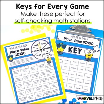 Place Value No Prep Games - 4th Grade TEKS - Fun Math Station Games, image 4