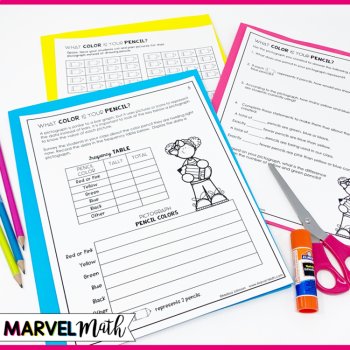 3rd Grade Graphs and Data Book Pictographs, Bar Graphs, Dot Plots, image 3