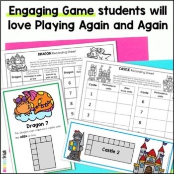 Area and Perimeter Game - Capture the Castle Area and Perimeter Activities, image 2