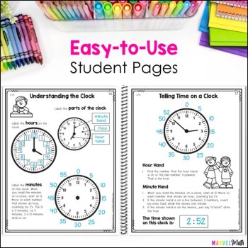 3rd Grade Area and Perimeter Worksheets for Notebook + Time, Weight and Capacity, image 2