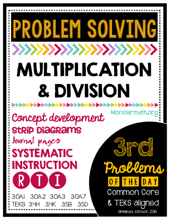 Multiplication and Division Word Problems - Consistent Problem of the Day