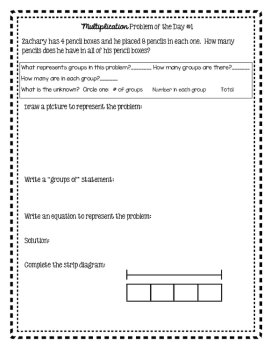 Multiplication and Division Word Problems - Consistent Problem of the Day, image 3