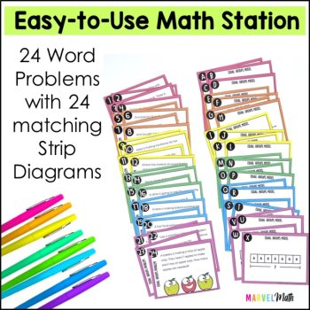 Equal Groups Multiplication and Division Word Problems Strip Diagrams 3rd grade, image 2
