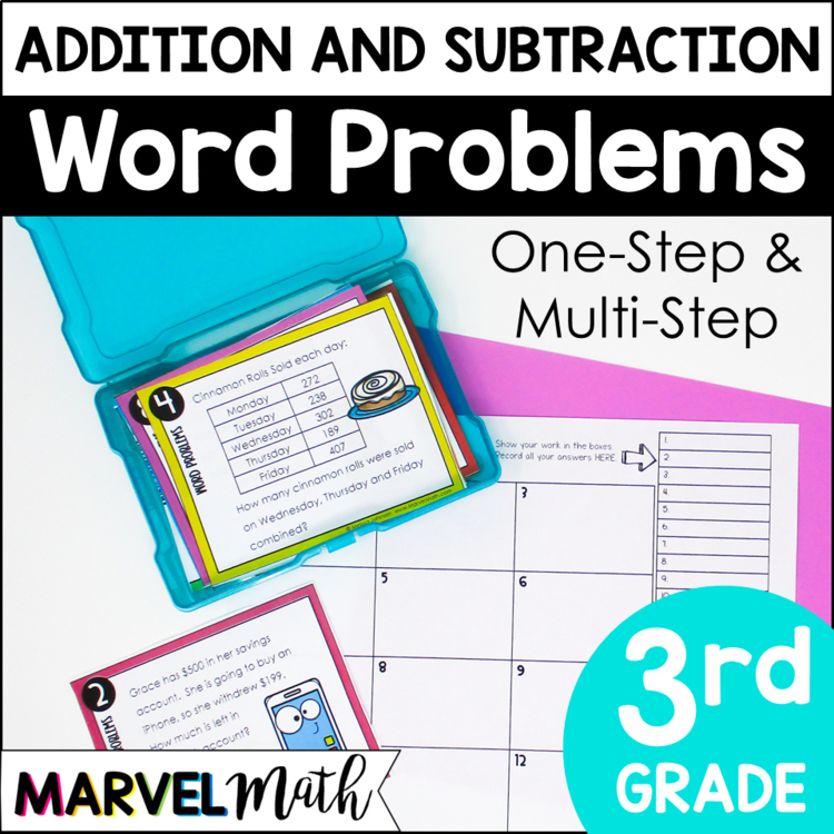 One & Multistep Word Problems using Addition and Subtraction