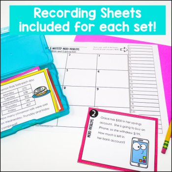 One & Multistep Word Problems using Addition and Subtraction, image 4