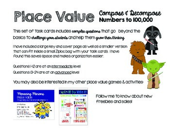 Place Value Compose & Decompose Numbers TEKS 3.2A, image 2