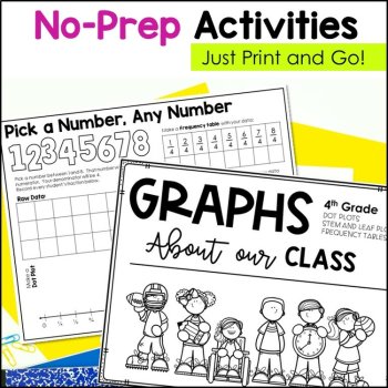Class Data Book: Dot Plots, Stem-and-Leaf Plots, and more! by Marvel Math, image 4