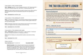 Escape the Kings Tyranny Declaration Escape Room Grievances Activity Grades 3-12, image 4