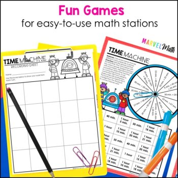 Area and Perimeter Game, Elapsed Time Games, Capacity and Weight Games - No Prep, image 3