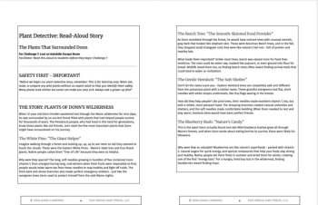 Survival Escape Room + Project-Based Novel Study for Lost on a Mountain in Maine, image 3