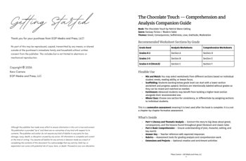 The Chocolate Touch Analysis & Comprehension Guide | Grades K–8, image 2