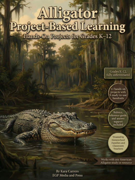 American Alligator: A Complete Project-Based Unit Study differentiated K-12
