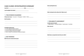 The History Detective's Toolkit - Complete Primary Source Analysis System, image 4