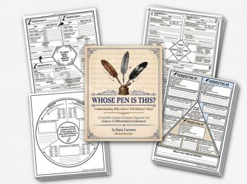 Whose Pen Is This? Free Historical POV Lesson for K-12 with graphic organizers, image 3