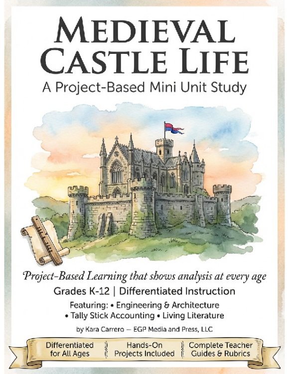Medieval Castle Life: Project-Based Mini Unit Study differentiated for K-12