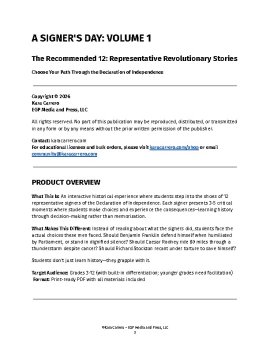 Signer's Day: 12 Choose-Your-Path Interactive Revolutionary Stories, image 3