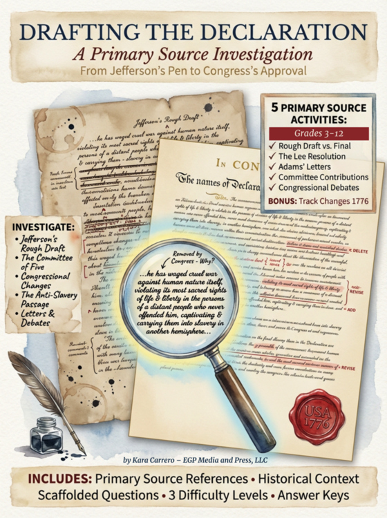 Drafting the Declaration: Primary Source Investigation