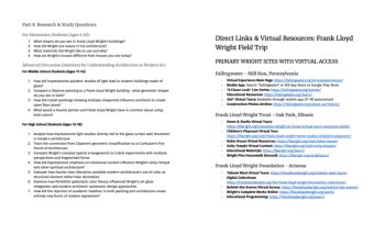 The Wright 3 Novel Study: Fibonacci, Philosophy, Architecture, & STEAM Projects, image 3