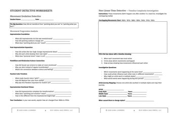 Foundations of Modern Art: From Seeing to Feeling Art History Unit Study, image 4