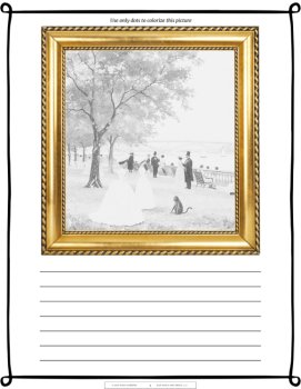 Pointillism Neo-Impressionist Art Copywork Pack, image 4