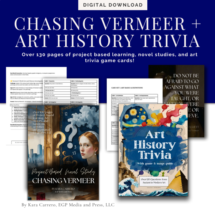 From Canvas to Clues: Chasing Vermeer Novel Study with Art History Investigation