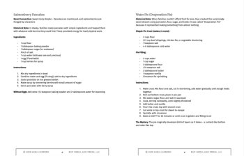 Great Depression Recipes: Bring History & Book Studies to Life, image 3