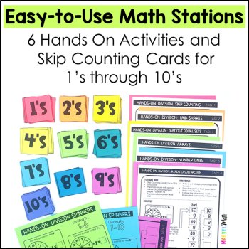 Hands On Division Activities -  Arrays, Equal Groups, Jumps on a Number Line, image 2
