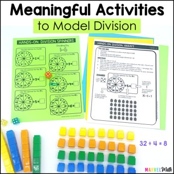 Hands On Division Activities -  Arrays, Equal Groups, Jumps on a Number Line, image 3