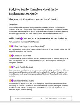 Bud, Not Buddy Ultimate Novel Study: Complete Guide & Character Transformation, image 2