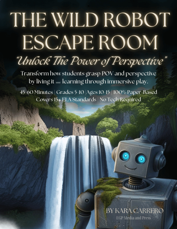 The Wild Robot Paper Escape Room – POV analysis for ages 10-15