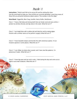 Marine Food Chain Escape Room: Ocean Web Detectives (no-prop, no-lock), image 3