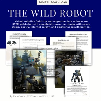 The Wild Robot Novel + Movie Study: Robust, STEM & project Guide for all ages, image 2