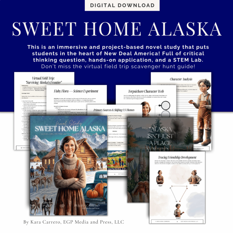 Sweet Home Alaska: Novel Study with STEM lab, Analysis, and Virtual Field Trip