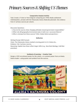 Sweet Home Alaska: Novel Study with STEM lab, Analysis, and Virtual Field Trip, image 3