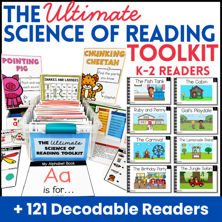 Decodable Readers K-2 | Decodable Books & Small Group Reading Activities Bundle
