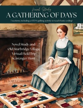 A Gathering of Days Novel Study + Virtual Old Sturbridge Village Scavenger Hunt, image 2