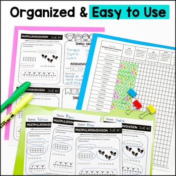 3rd Grade Multiplication and Division Unit TEKS - Notebook, Worksheets, Games, image 3