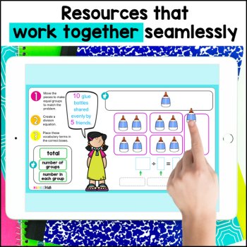 3rd Grade Multiplication and Division Unit TEKS - Notebook, Worksheets, Games, image 4